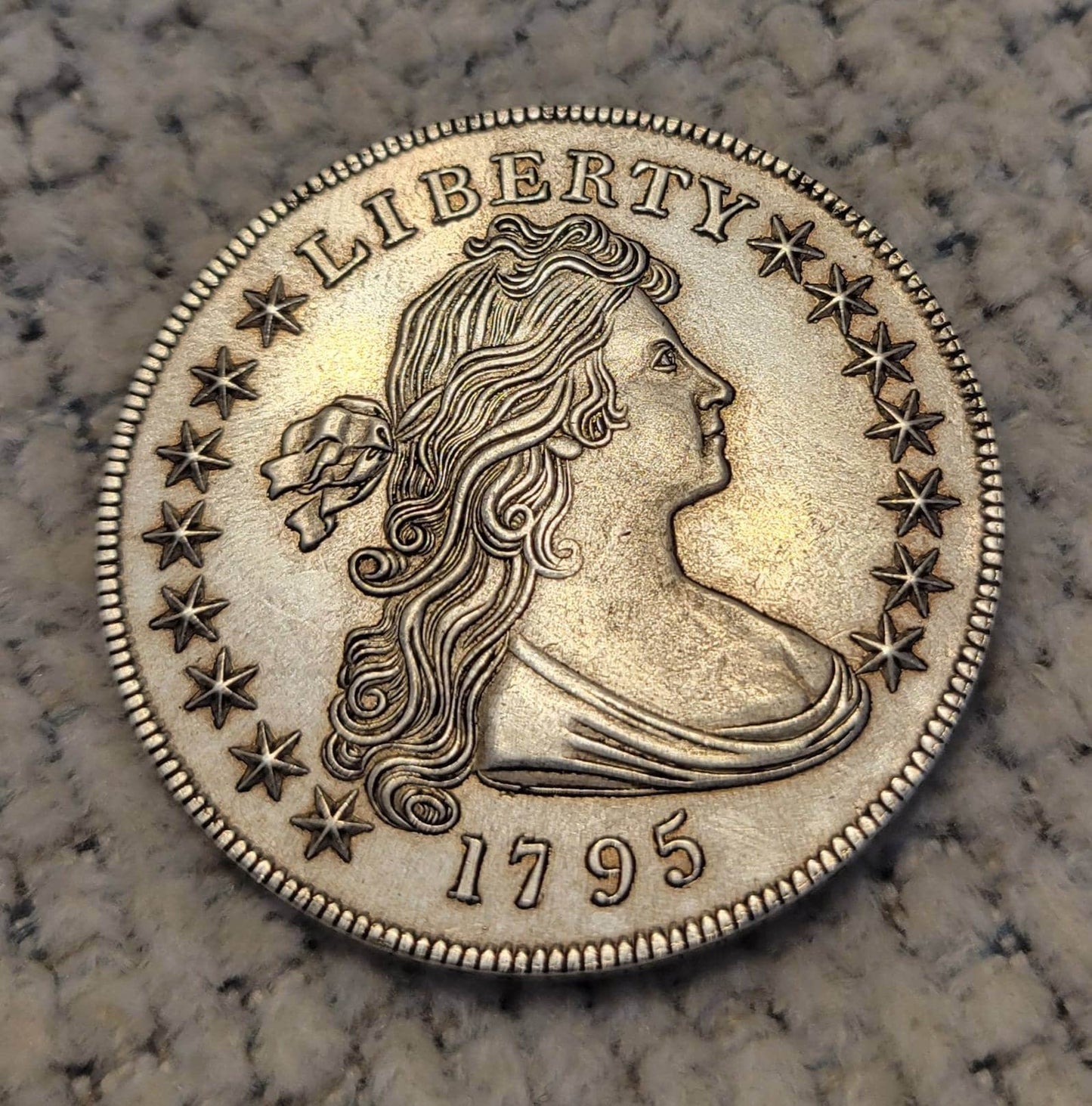 1795 Draped Bust Silver Dollar Commemorative Coin Morgan