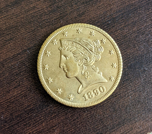 1880 P Liberty Head 5 Dollar Commemorative Coin Gold Morgan