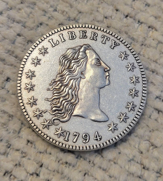 1794 Flowing Hair Silver Dollar Commemorative Coin Morgan