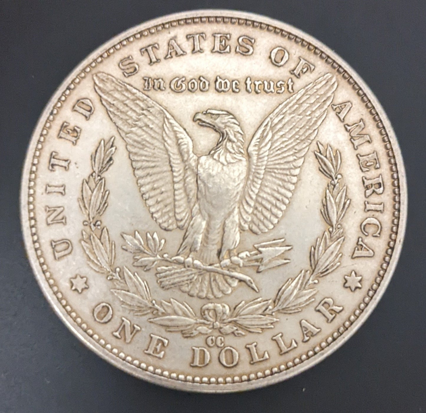 Morgan Silver Dollar 1893 CC Carson City Liberty American US United States Commemorative Coin