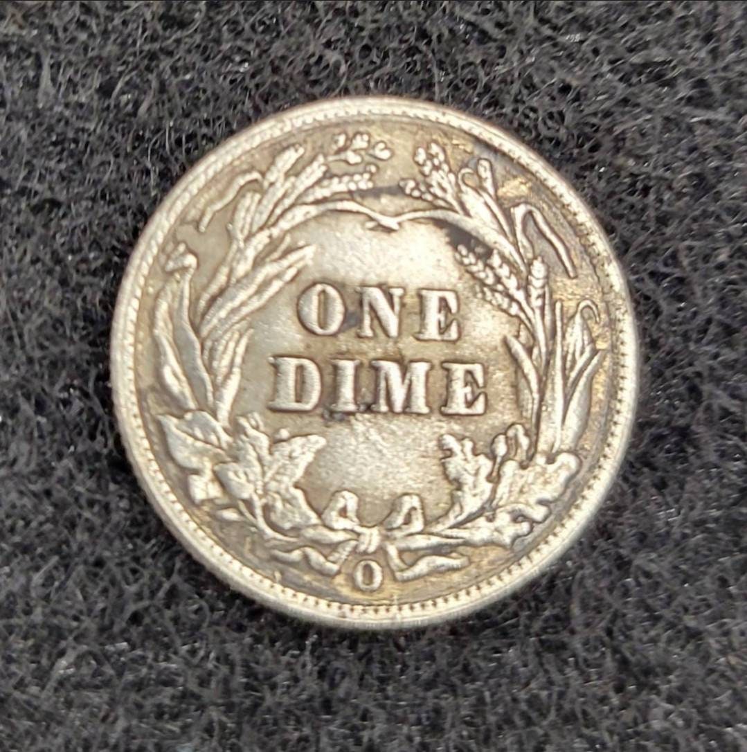 1895 O Barber Head Dime Key Date Commemorative Coin