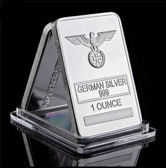 One German Silver Eagle Cross Collector's Bar