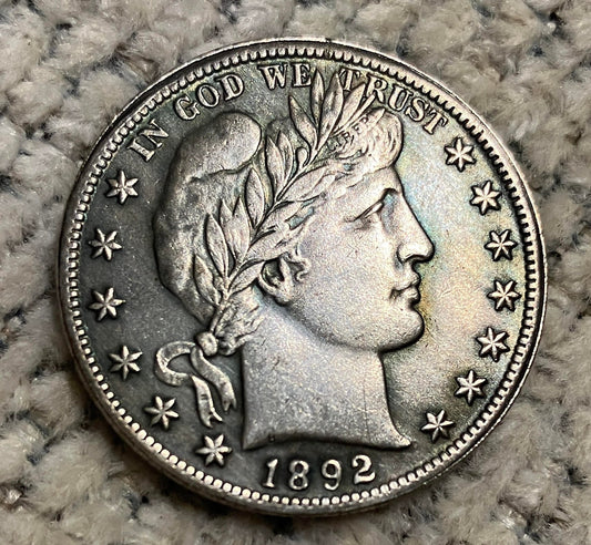 Barber Half Silver Dollar 1892-O Commemorative Coin Morgan Silver Dollar Liberty