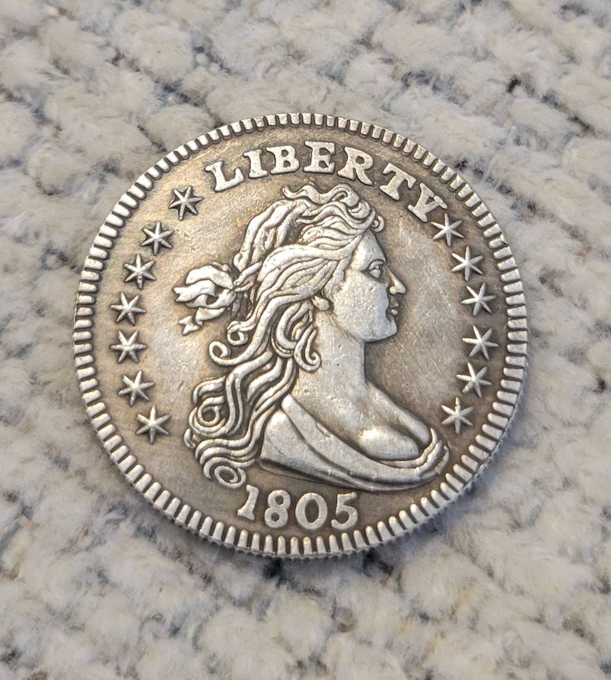 1805 Draped Bust Silver Half Dollar Commemorative Coin