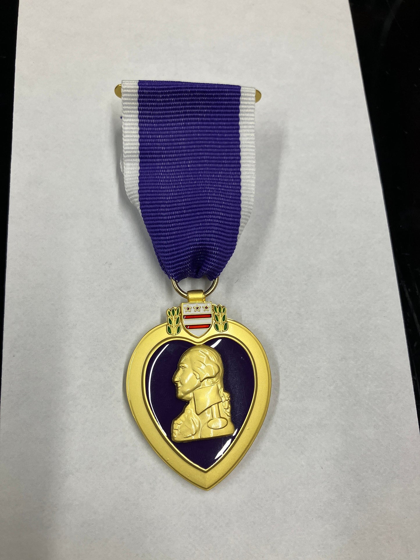 Purple Heart Miniature Medal Combat Wounded Valor War