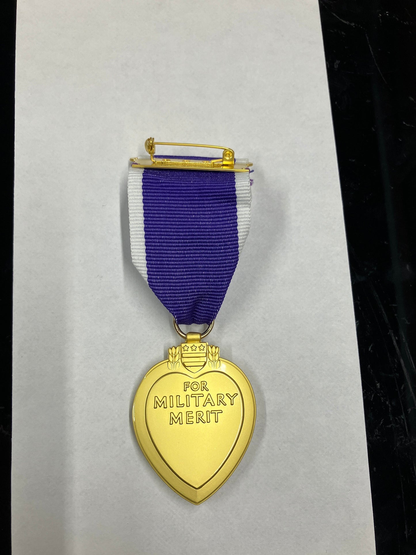 Purple Heart Miniature Medal Combat Wounded Valor War