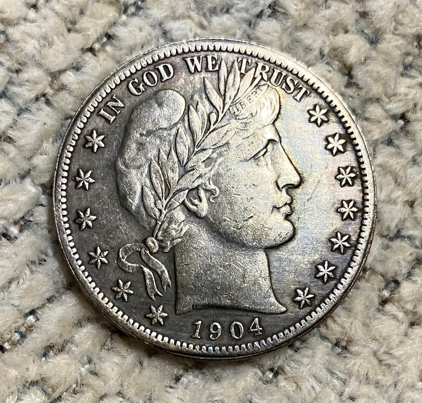 Barber Half Silver Dollar 1904-S Commemorative Coin Morgan Silver Dollar Liberty