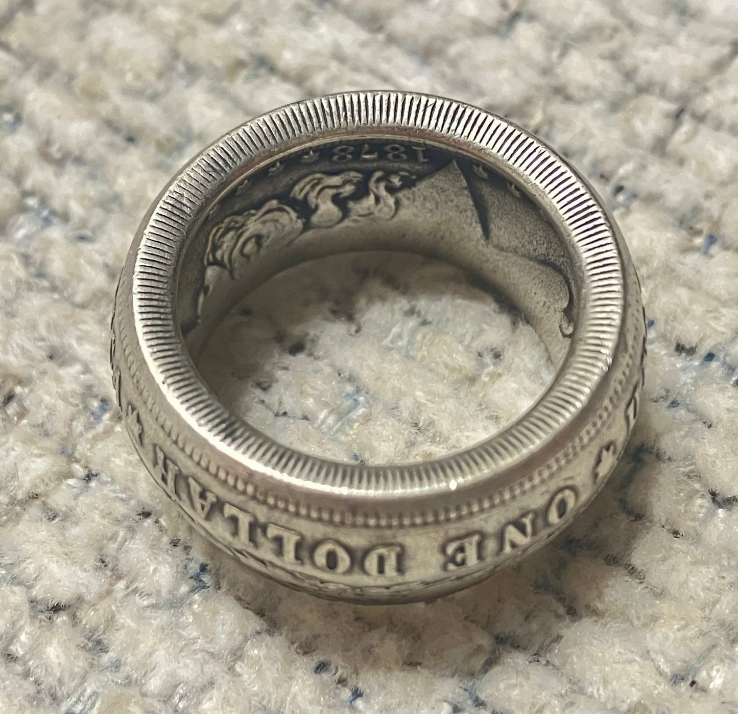 Morgan Ring Silver Dollar Coin Ring 90% Silver